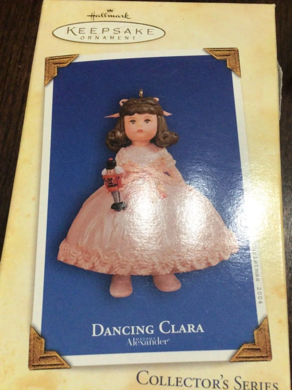 Vintage Hallmark Keepsake  ornament, dancing Clara, Madame Alexander 2004